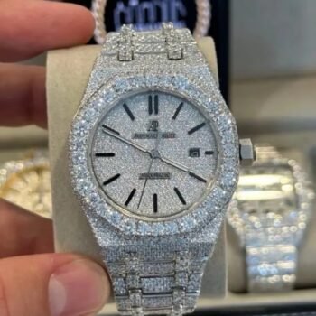 Top Quality Hip Hop VVS Moissanite Iced Out Automatic Mechanical Watches, Unisex Designer, Dia Design, Tested for Perfection